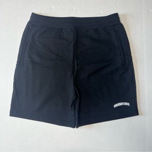Omnicide unisex shorts 100% cotton NWOT black. Embroidered heavy size large